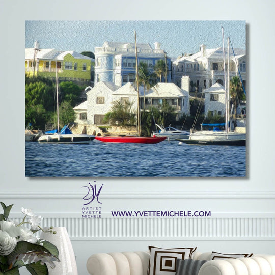 Oh My Bermuda Series - "Lil Red Boat" - Limited Edition Prints - House of Yvette Michele 