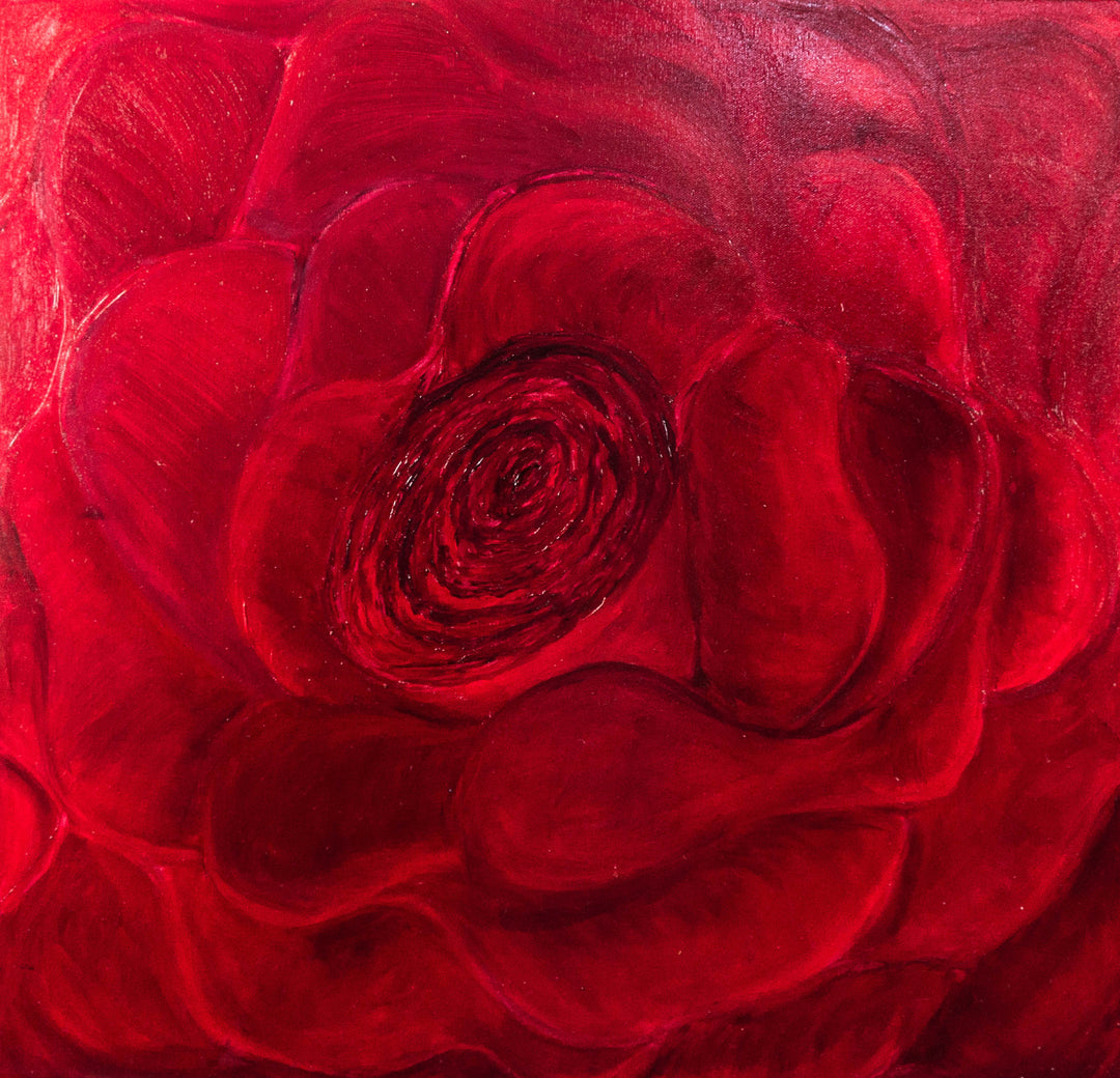 Le Fleur The Roses - "Charmaine" - Original Oil Painting 24 x 24