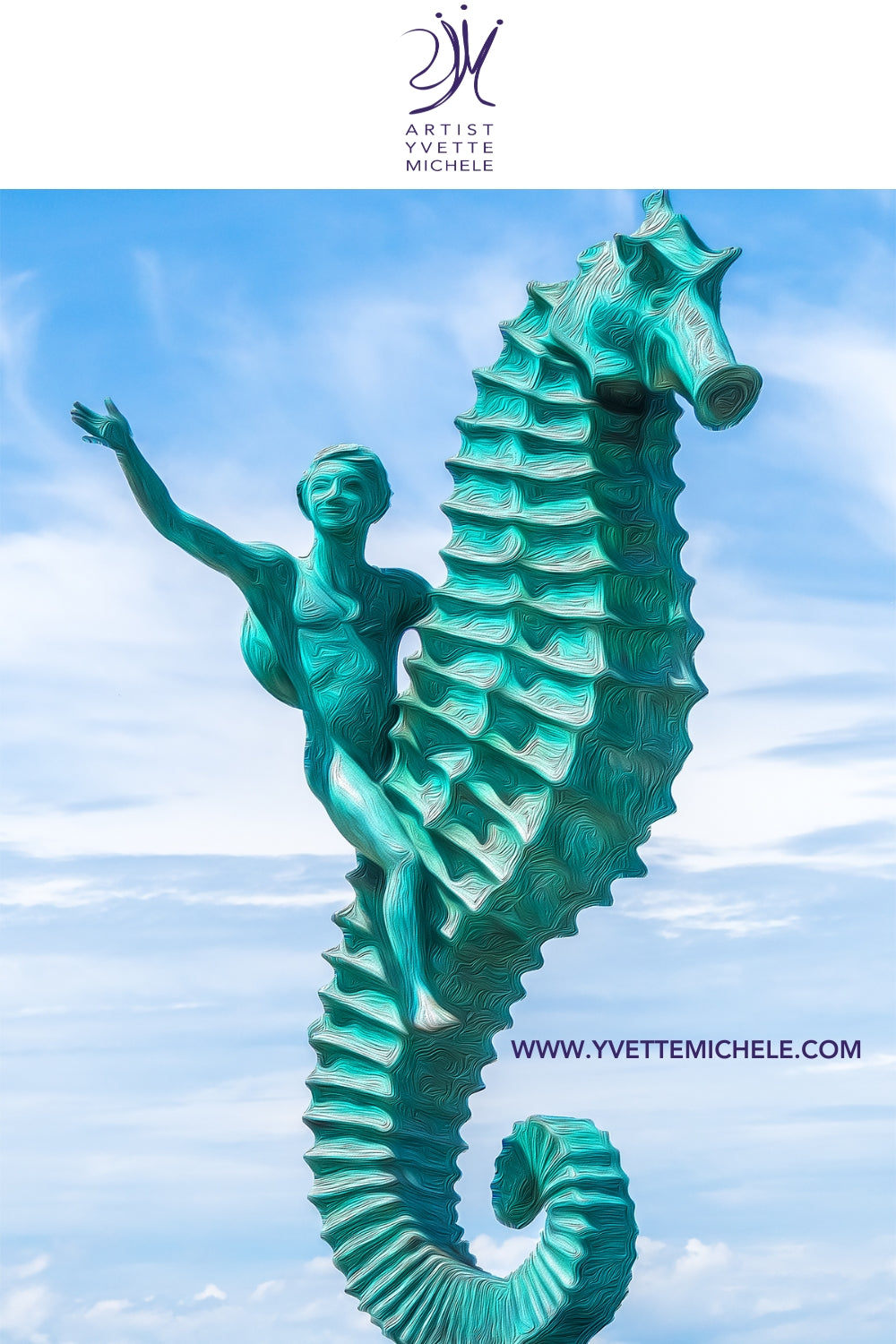 Walk On The Malecon - Seahorse - Single Edition Photography Print - House of Yvette Michele 