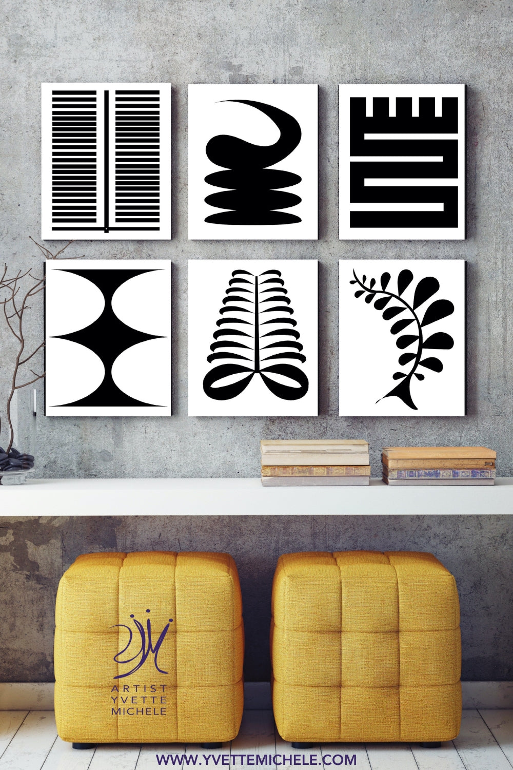 Adinkra Symbol DONNO NTOASO - Talking Drum - Fine Art Large Canvas Print African Symbol - House of Yvette Michele 