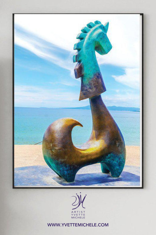 Walk On The Malecon - Unicorn No2 - Single Edition Photography Print - House of Yvette Michele 