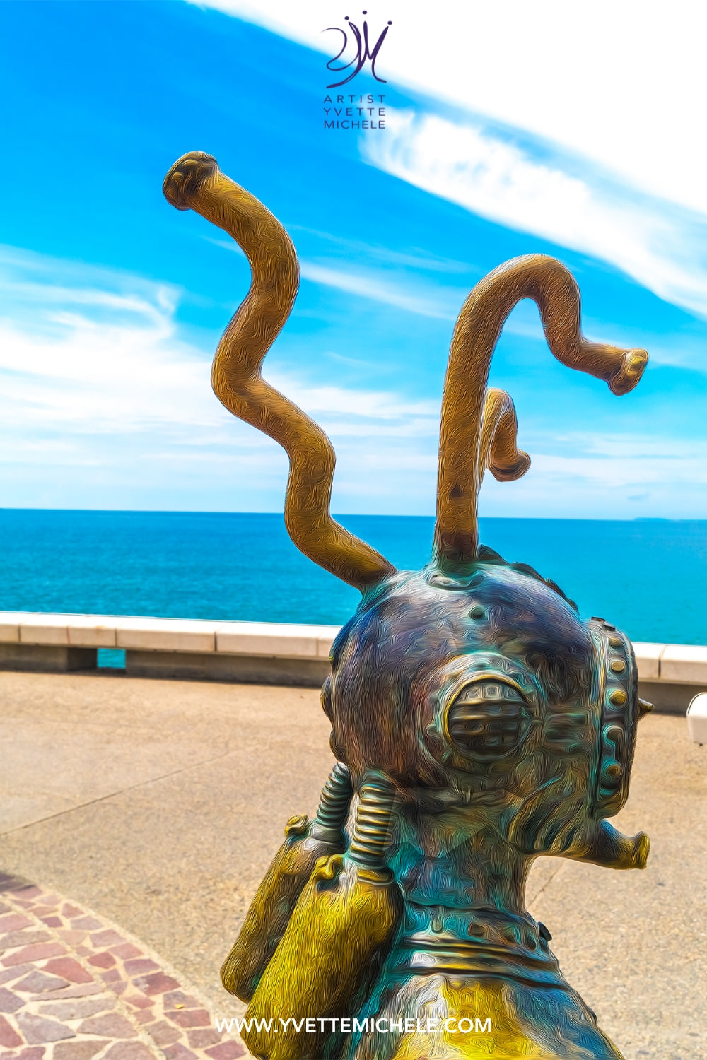 Walk On The Malecon - Diver Single Edition Photography Print - House of Yvette Michele 