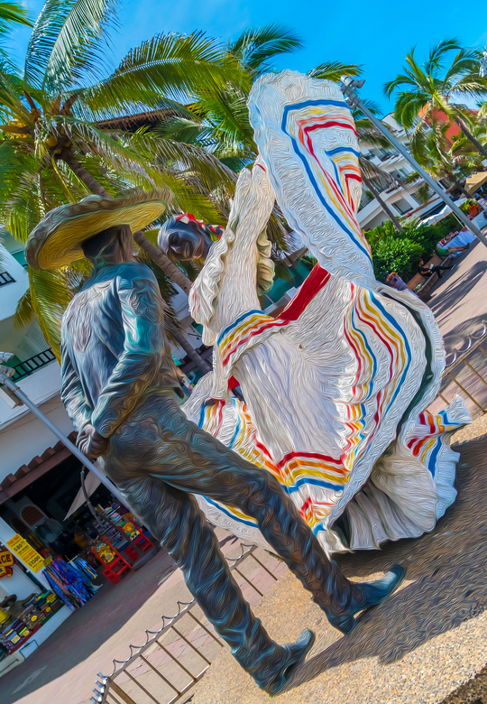 Walk On The Malecon - Bailarines de Vallarta 2 Single Edition Photography Print - House of Yvette Michele 